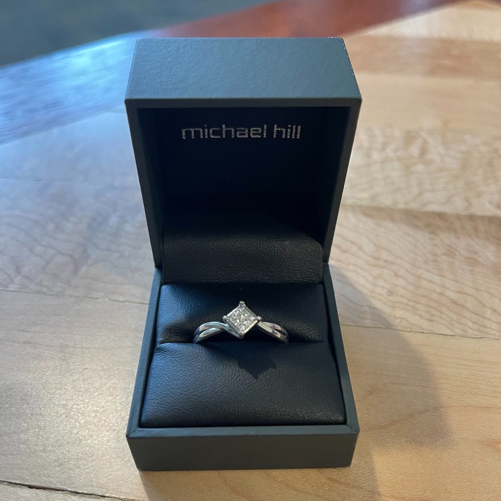 Silver Promise Ring, Size 10